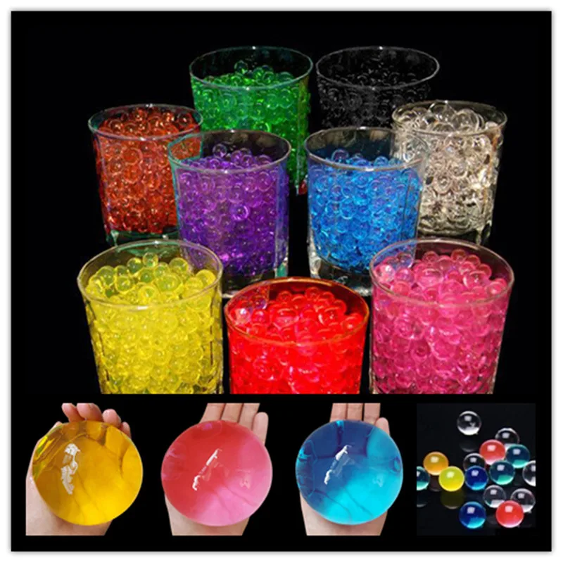 10000 / Lot pearl shaped crystal soil crystal mud magic jelly ball