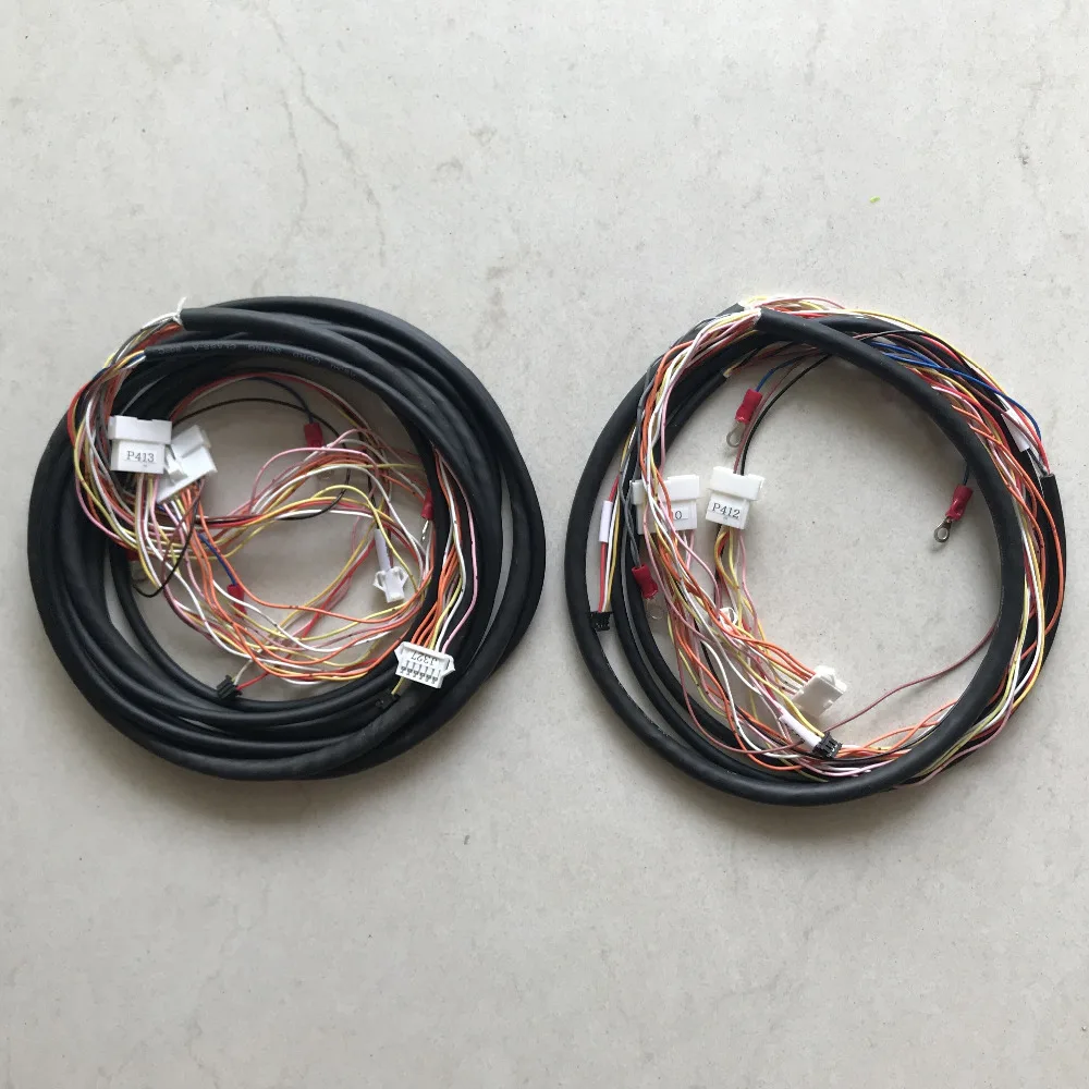 Проводные кабели Noritsu W412849 / W410489 (слева) + W412850 01 W410490 (справа) для цифровых