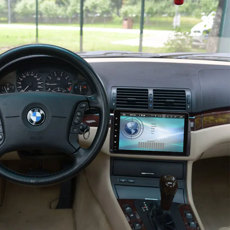 Best Xonrich 1 Din Android 8.0 Car Radio For BMW E46 Navigation M3 Rover 75 318/320/325/330/335 GPS DVD Player Qcta Core 1