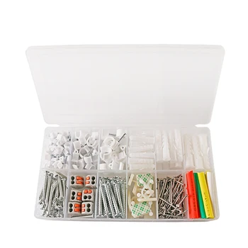 

317pcs DIY Combination Kit Hard Wire Connecting Terminal Connector Terminals/ Pin Line Cards/ Expansion Pipe/ Mounting Twist Tie