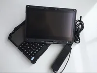 Getac ноутбука v110 ЦП i5 сенсорный экран планшета с 2 батареи супер ssd для bmw icom mb star компьютерной диагностики авто быстрая скорость