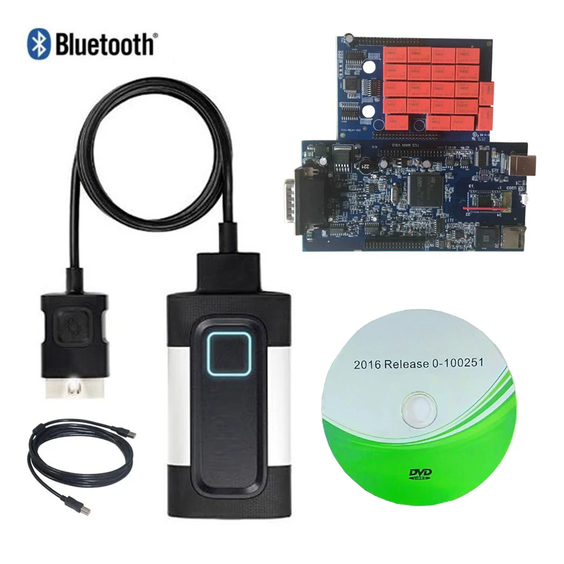 

20pcs!2018 V8.0 blue Board VD TCS CDP for Autocoms vd ds 150e cdp PRO Plus 2015.R3/2016.R0 Bluetooth diagnostic tool.