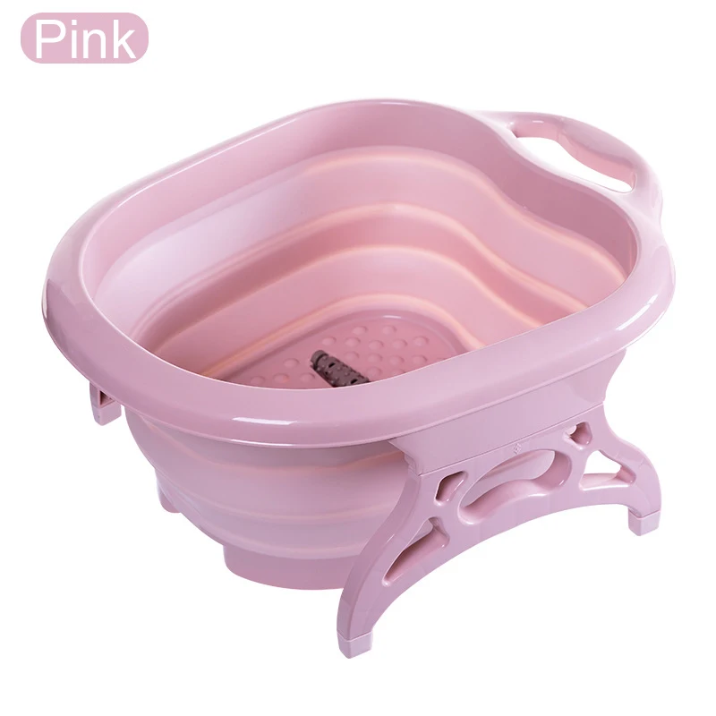 Новый складной пластмассовый массажер для ног ванна подошва роликовый мяч таз