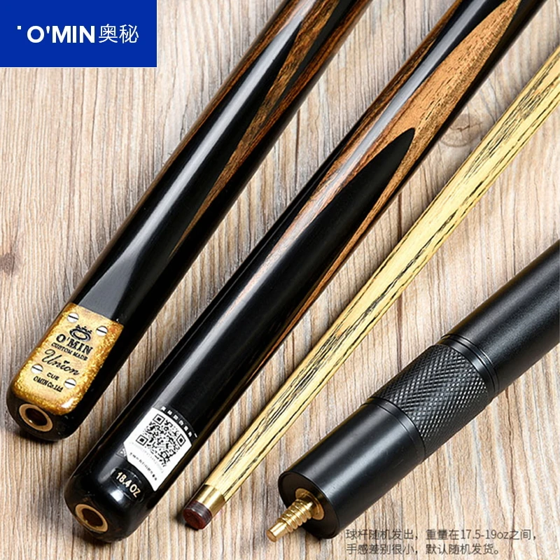 O`MIN Hendry Handmade 3/4 Jointed Snooker Cues Sticks 10mm Tips pool