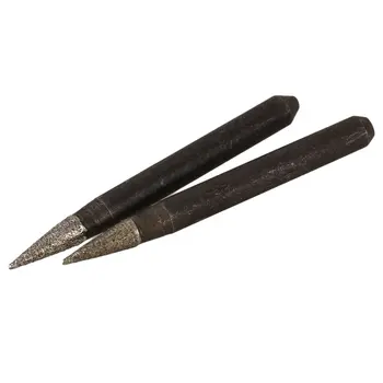 

10pcs 0.5mm High Precise Ball Nose CNC Engraving Emery Bit 15 Degree Marble Stone