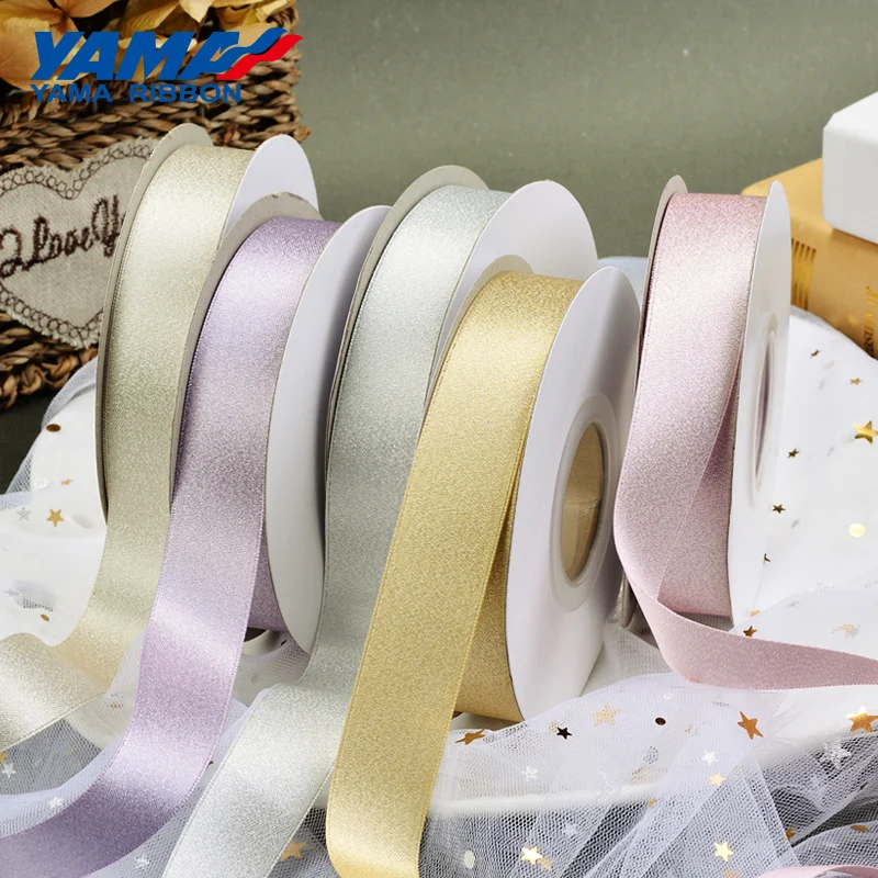 YAMA Silver Purl Satin Ribbon 19 22 25 38 mm 3/4