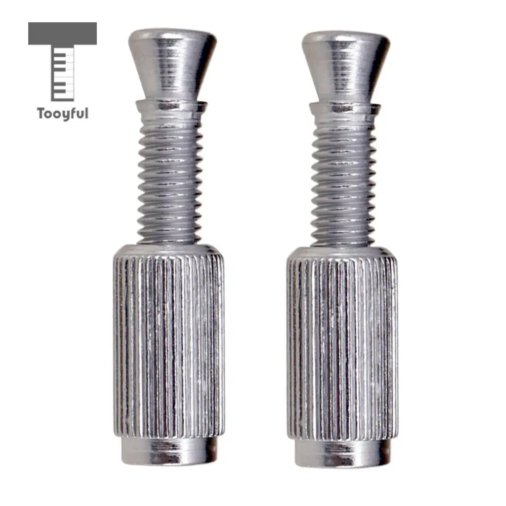 Tooyful  2Pc Electric Guitar Double Roll Tremolo Bridge Studs Elevating Screw