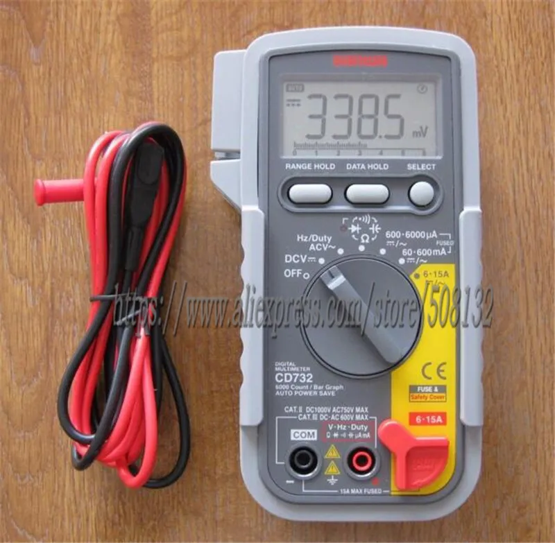 

SANWA Digital Multimeter CD732 High-speed bar graph & Cont. buzzer with LED
