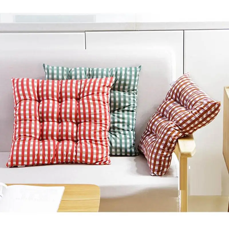 Algodón grueso silla cojines para silla de cocina rejilla cojín del ... Algodón grueso silla cojines para silla de cocina rejilla cojín del ...