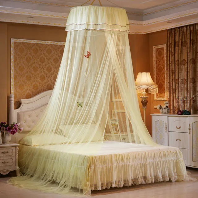 Lace Hanging In A Cot Sky Of Bed Ceiling Dome Mosquito Net Baby