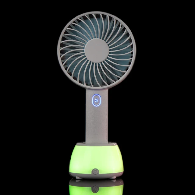2018 Popular New Design Portable Usb Mini Fans With Rechargeable Battery And Led Night Light