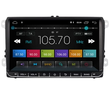 

9"android 9.0 car gps navigation for VW Golf MK5 Jetta Passat Polo Tiguan Wifi 3G Bluetooth Radio SD OBD Steering Wheel Control