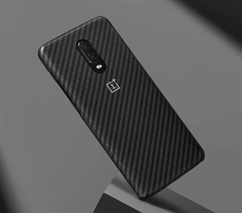 OnePlus 6T защитный чехол Karbon песчаник идеальное соответствие надежная защита заниженный профиль поднятый край