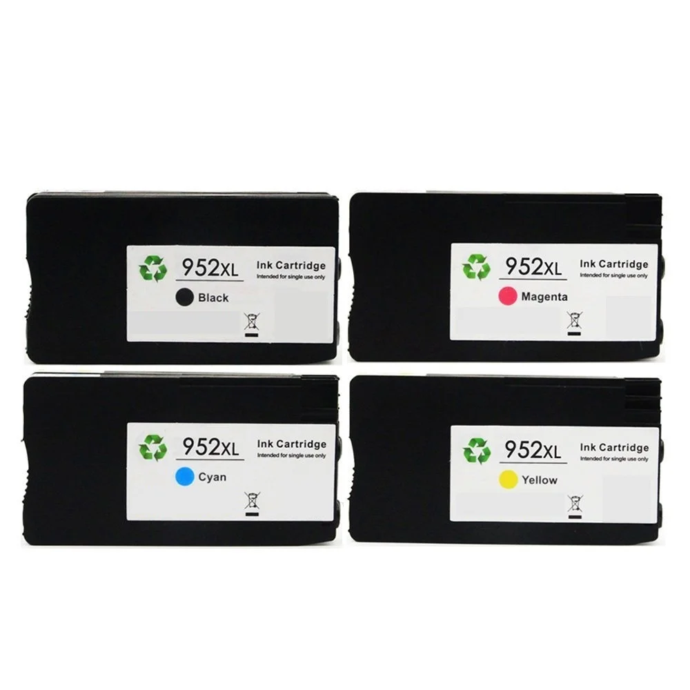 XIMO 4 Пакет Восстановленный для HP 952 952XL использовать OfficeJet Pro 8710 8720 7740 8210 8216 8218 8715 8716