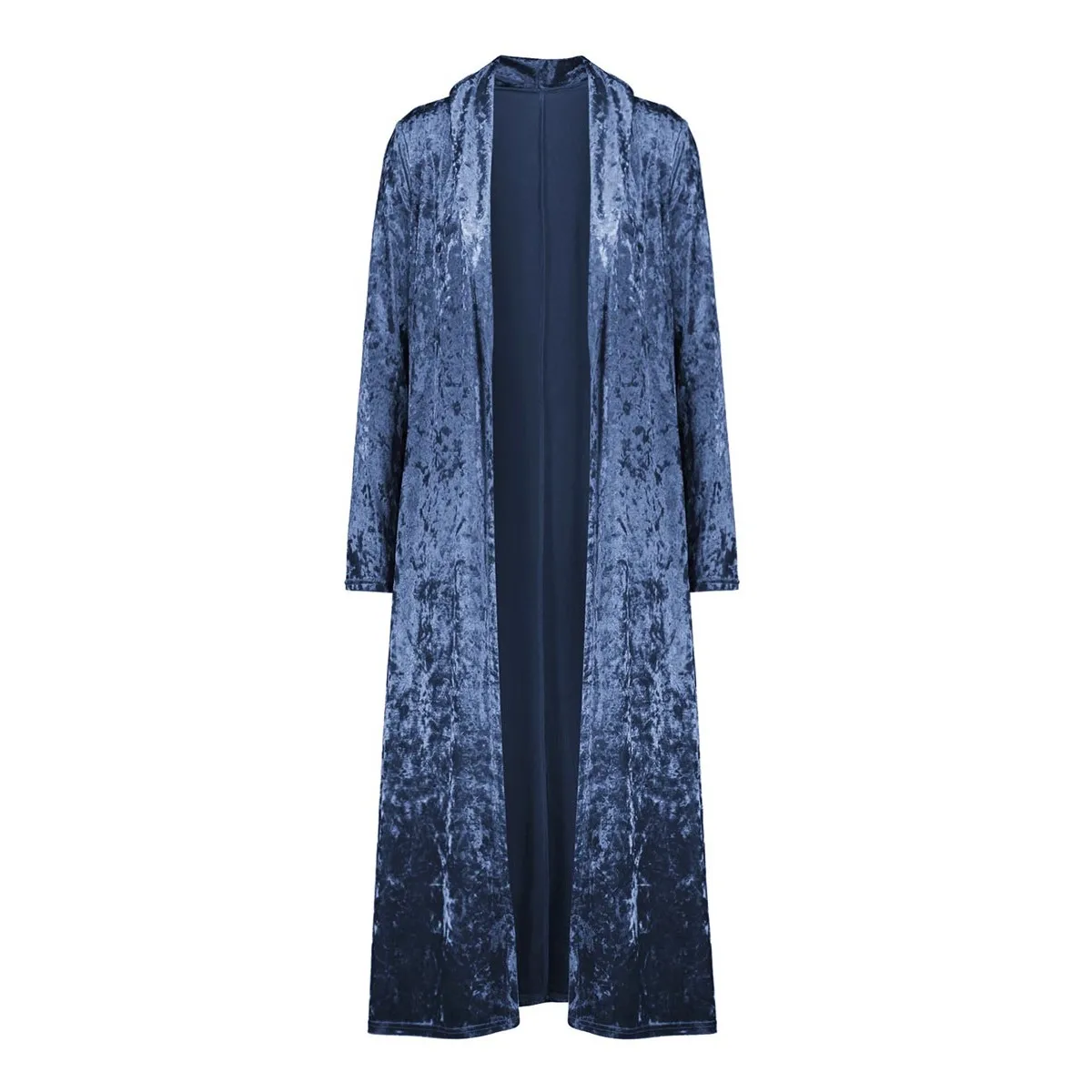 

Women Long Trench Coats Casual Boho Plus Size Loose Velvet Lapel Pink Streetwear Female Fashion Elegant Overcoats Blue Coats