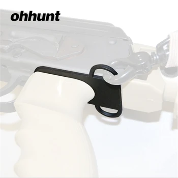 

ohhunt Hunting Tactical 7.62x39 AK 47 Sling Adapter Steel Ambidextrous Dual Loop for 4 or 6 Position Stock