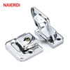 NAIERDI-serrure carrée pour armoires J402, serrure à clé, verrou à bascule en acier doux pour portes coulissantes, quincaillerie pour portes coulissantes ► Photo 1/6