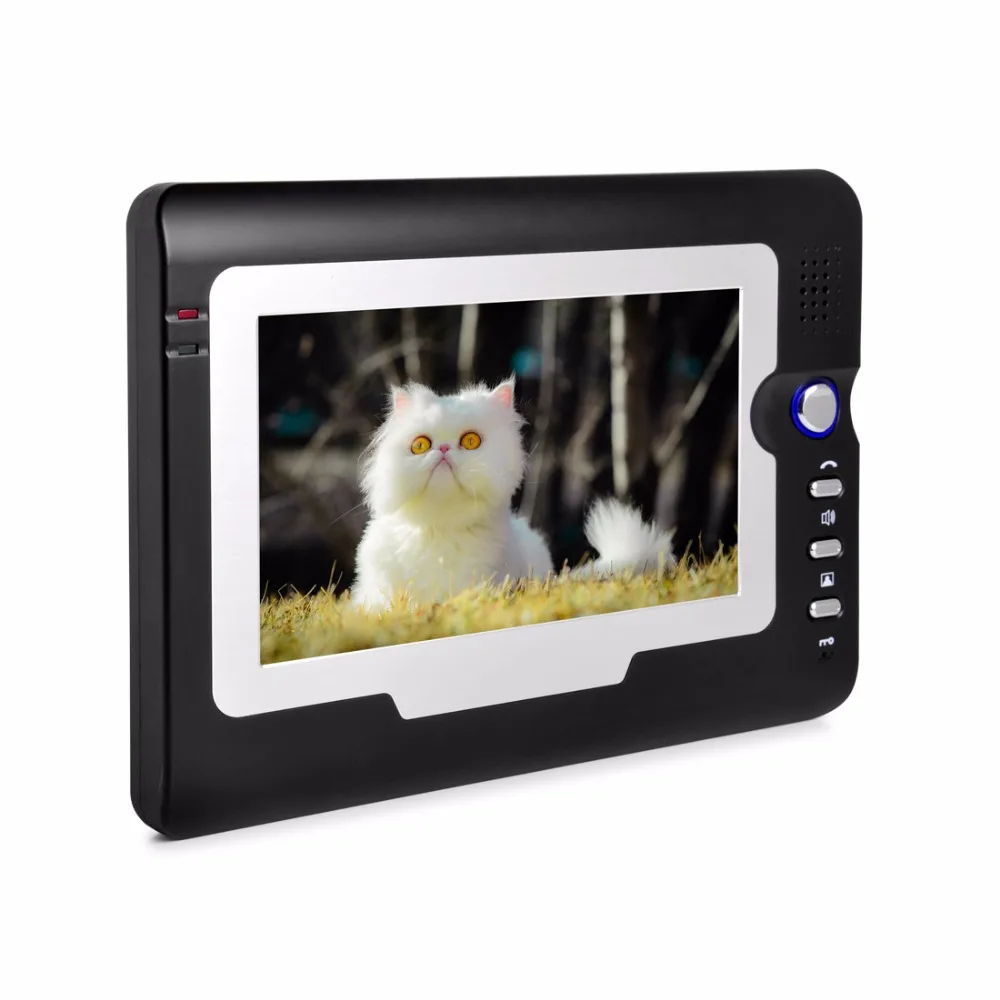 7 ''TFT lcd проводной дверной домофон для дома, видео дверной звонок, Система домофона IR COMS, ночное видение, уличная камера 1000TVL, цветной монитор