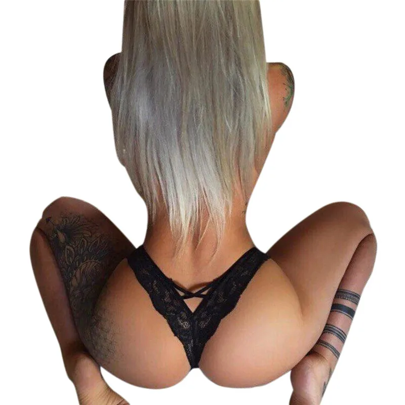 

Exotic Apparel Spandex Big Size Women Lace Flroal Low Waist Underwear Panties Sexy Seamless G-string Lingerie Thongs Apr16