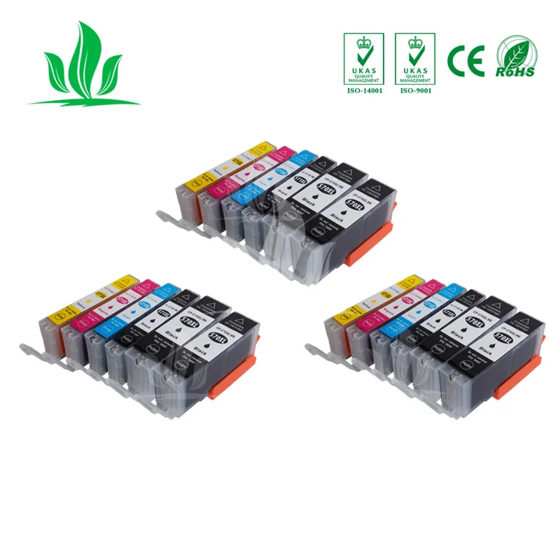 18 шт 570XL CompatiblePGI570 PGI 570 чернильные картриджи для Canon PIXMA MG5750 MG5751 MG5753 MG6852 MG7750 PGI-570