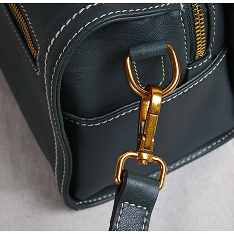 AETOO New leather handbags small bag shoulder bag Messenger bag head layer leather portable small square bag