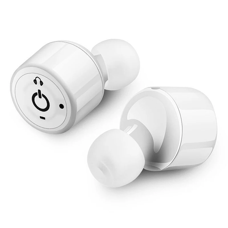 

Bluetooth Earphone Mini Invisible Wireless Headset Handsfree Business Calls Stereo Music Earbud with Mic Noise Cancelling In Ear