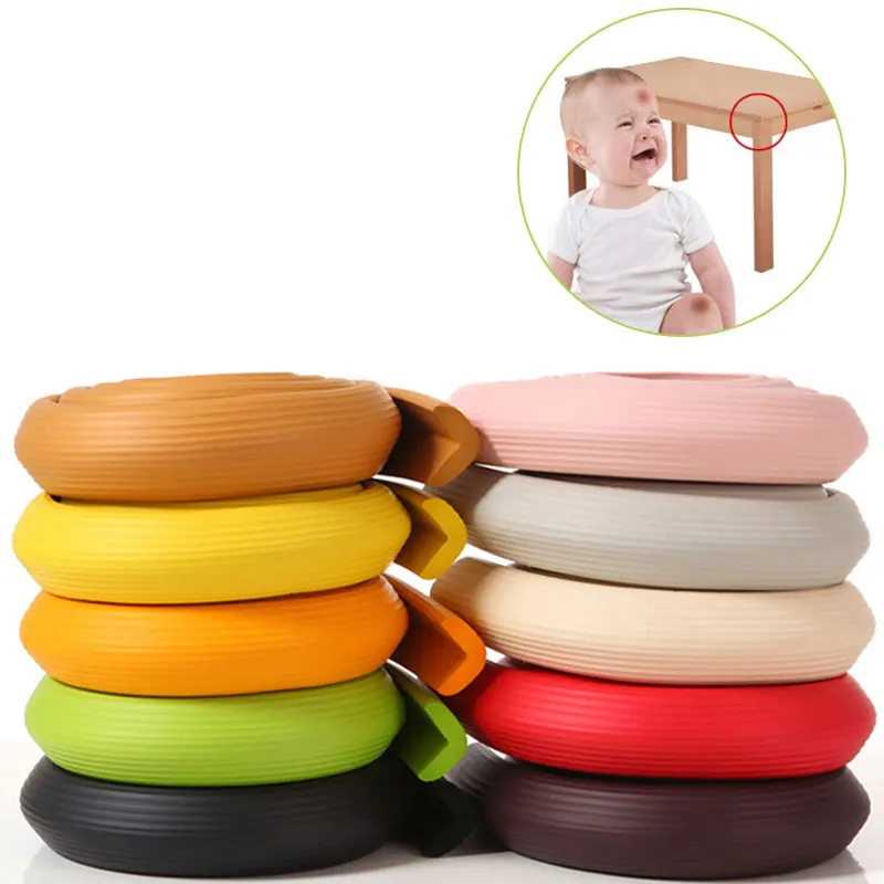 

Child Protection 2M Length Stripe Anti-collision Strip Baby Child Safety Edge Furniture Corner Security Child Lock