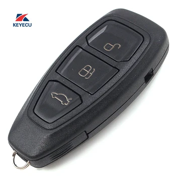 

KEYECU Replacement Remote Car Key Fob 3 Button 434MHz ID83 for Ford Focus C-Max Mondeo Kuga Fiesta B-Max 2010+