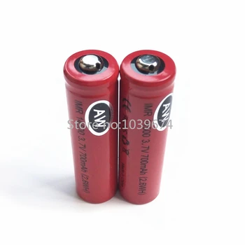 

High quality 14500 700mah 3.7V Lithium ion 2.6WH Chargeable batteries for Power Bank (Tip top)