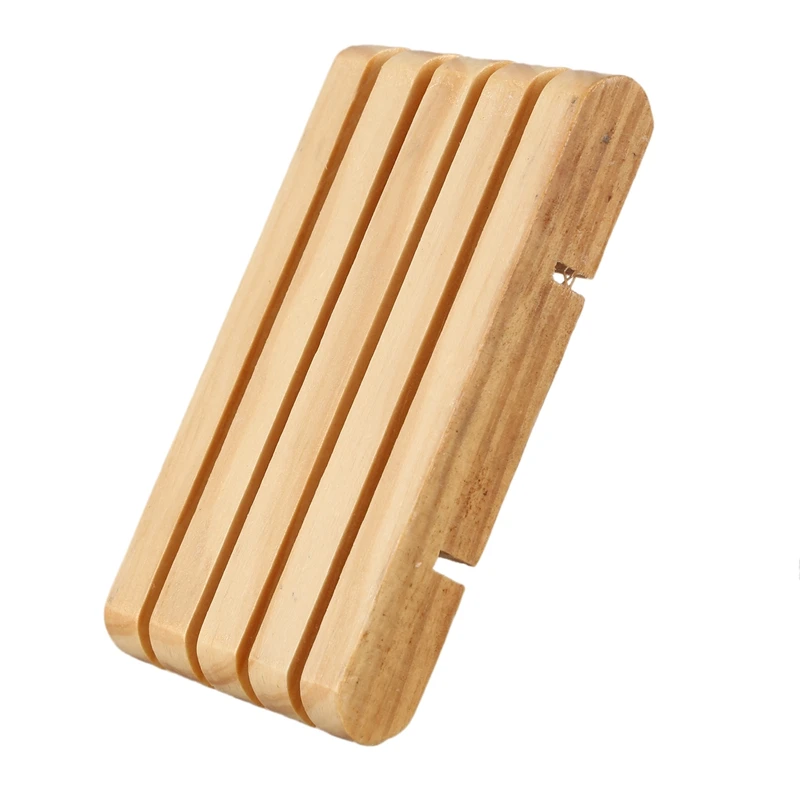 

Wooden Home Bathroom Shower Soap Box Dish Plate Holder Drip Tray Case Container