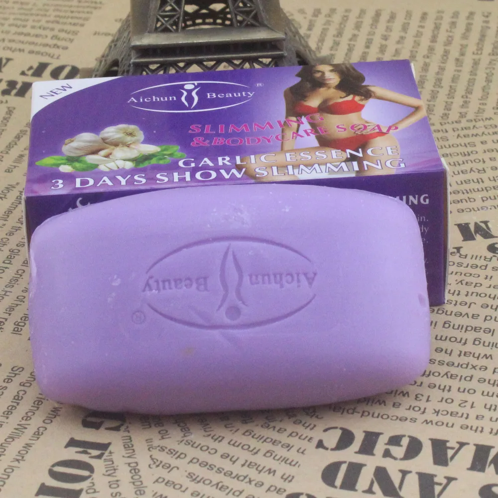 Health Care Pure Garlic Essence Lose Weight Loss Slimming body Soap Fat