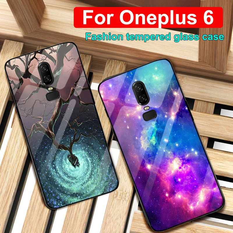 Чехол 6 28 дюйма для Oneplus A6000 чехол со звездным небом закаленное стекло + тонкий ТПУ