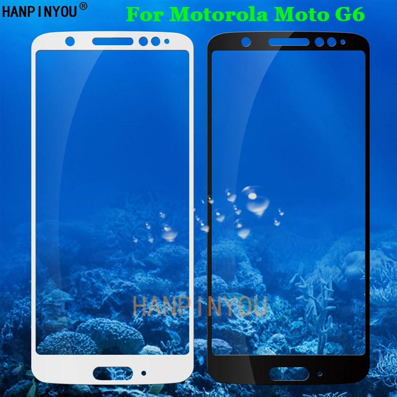 Для Motorola Moto G6 G 6 6-го поколения 5 7 &quotПолное покрытие закаленное стекло 9H 2.5D Премиум