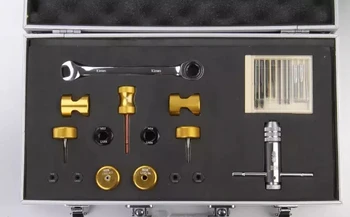 

Common rail injector filter assembly and disassembly tool