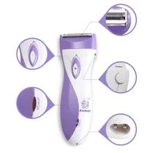 Kemei KM-3018 перезаряжаемый эпилятор электрический женский Бритва для удаления волос женский бритвенный депилятор