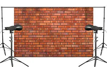 

Retro Photography Background Creative Red Brick Wall Photo Backdrops Photography Studio background Props 5x7ft/150x210cm
