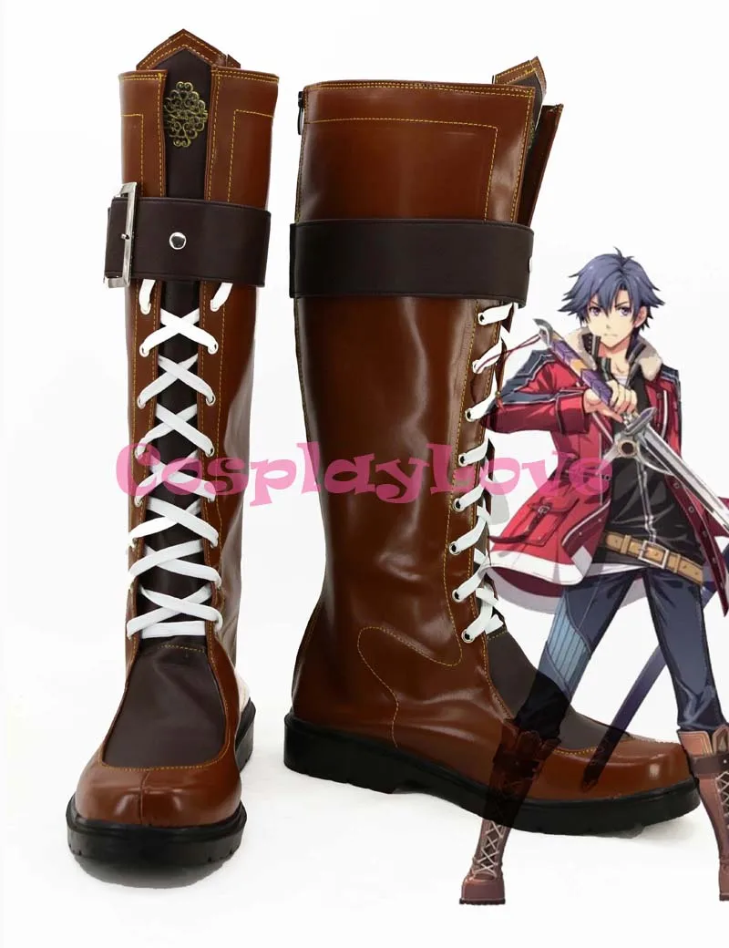 

The Legend of Heroes Eiyuu Densetsu Sen no Kiseki Rean Schwarzer Cosplay Shoes Boots Hand Made Custom-made For Halloween