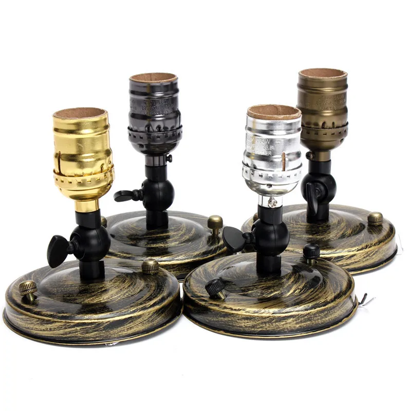 Edison Vintage Retro Ceiling Light Lamp Bulb Holder Socket Fitting 110V