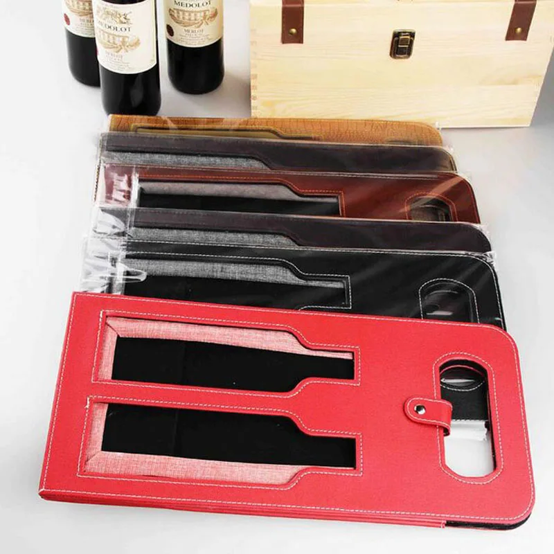 Luxury-Portable-PU-Leather-Double-Hollow-out-Red-Wine-Bottle-Tote-Bag-Packaging-Case-Gift (5)