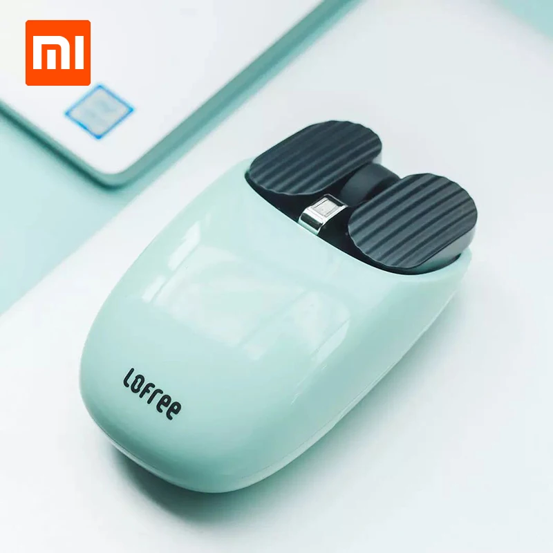 

Xiaomi Mijia LOFREE Bluetooth Wireless Mouse 2.4G/Bluetooth Dual Mode Connection Unique Gesture Function Multi-system Compatible