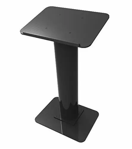 

Free Shipping Hot Sell Fixture Displays Podium Black Acrylic Pulpit Lectern Assembly Required
