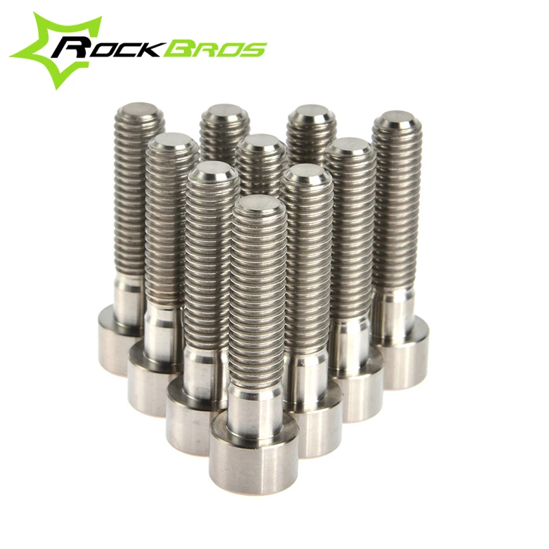 ROCKBROS Bicycle Screws Cycling Bolts Bike Accessories Titanium Bolt Ti