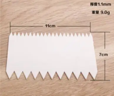 2 шт пила лопатки для выпечки различных форм Пластик Нержавеющая сталь лопатки для выпечки крем-скраб торт гладкой - Цвет: 9 hard