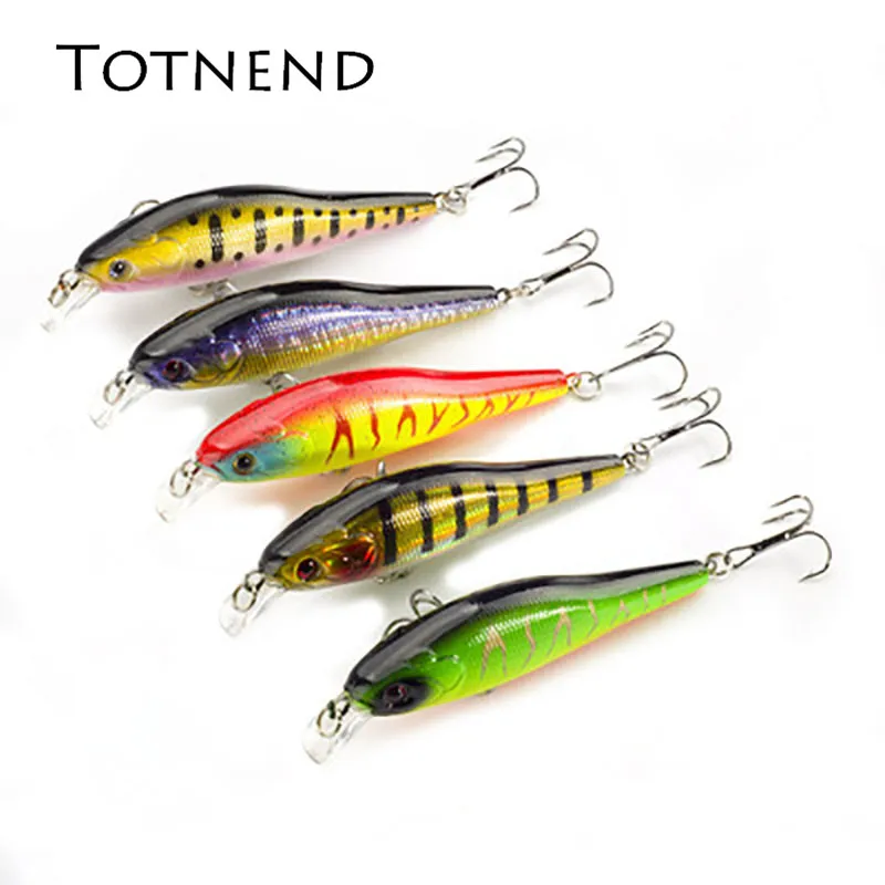 

9 cm 9.5 g Five Colors Optional 3D Eyes Floating Water High Carbon Steel Three Anchor Hooks Simulation Bait Fishing Gear