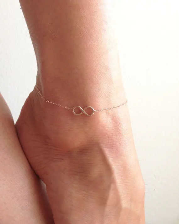 name anklet rose gold