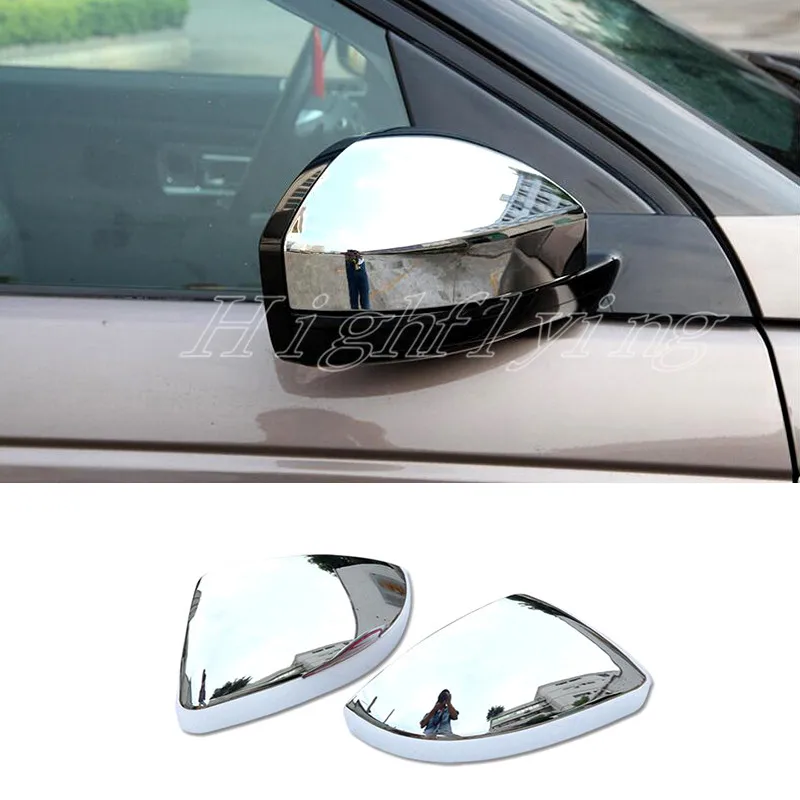 

ABS Chrome Rear View Door Mirror Cover Trim 2pcs For Land Rover Range Rover Evoque 2014 2015 2016