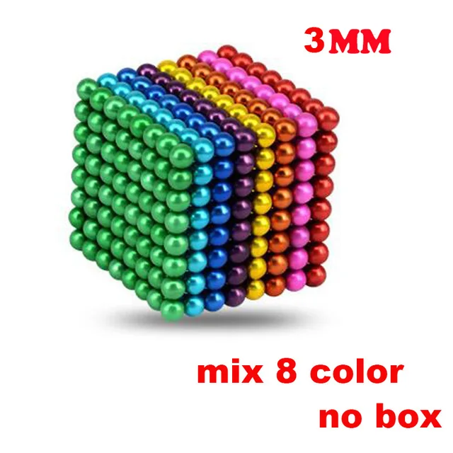 216pcs Magic Cube Toys Mini Balls Puzzle Metal
