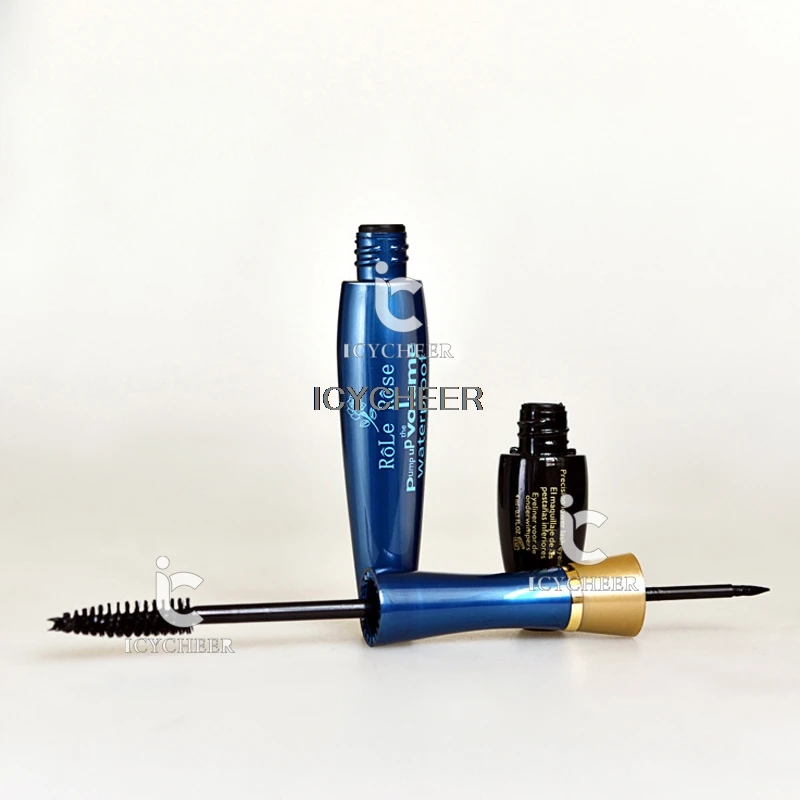 2 in 1 3D Natural Makeup Mascara Long Curling + Beauty Eye Liner