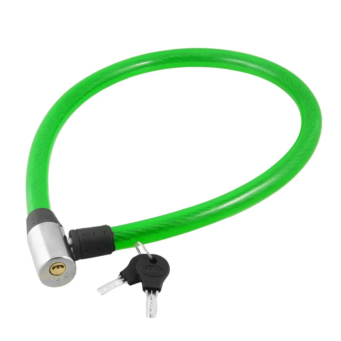 green bike lock