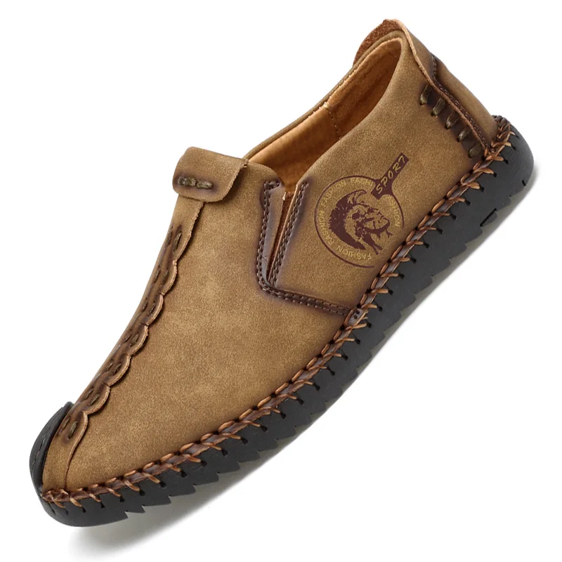 Classic Men Casual Shoes Lace-up Loafers Men Boat Shoes Handmade Comfortable Quality Flats Sale Man Moccasins Shoes Plus Size Classic Men Casual Shoes Lace-up Loafers Men Boat Shoes Handmade Comfortable Quality Flats Sale Man Moccasins Shoes Plus Size